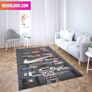 Nike x Air Jordan Off-White Collections 2023 Sneaker Rug Home Decor