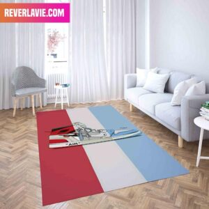 Off-White x Air Jordan 1 Retro High OG Chicago x UNC x White 2018 Sneaker Rug Home Decor