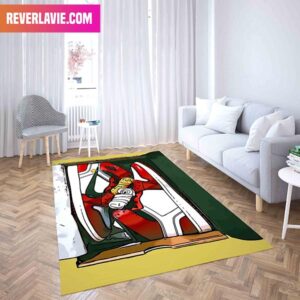 Open Box Air Jordan 1 High OG Retro Chicago Sneaker Rug Home Decor