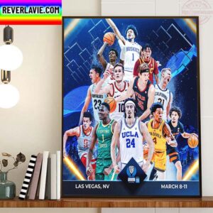 PAC 12 Conference Mens Basketball Tournament Begins Home Decor Poster Canvas