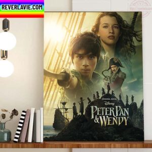 Peter Pan And Wendy Of Disney New Poster Home Decor Poster Canvas