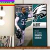 Philadelphia Eagles Agreed To Terms With Brandon Graham Home Decor Poster Canvas