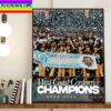 Portland Pilots Womens Basketball Are 2023 West Coast Conference Champions Home Decor Poster Canvas