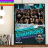 Portland Pilots Womens Basketball Are 2023 West Coast Conference Champions Home Decor Poster Canvas