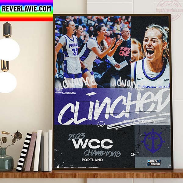 Portland Womens Basketball Are 2023 WCC Basketball Champions Home Decor Poster Canvas Portland Womens Basketball Are 2023 WCC Basketball Champions Home Decor Poster Canvas