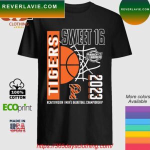 Princeton Tigers Sweet 16 Ncaa Division I Men’s Basketball Championship T-shirt