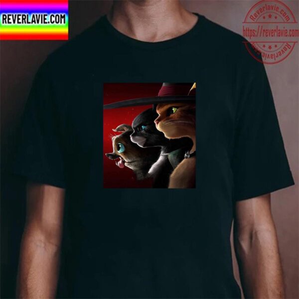 Puss In Boots The Last Wish 2022 Poster Movie Classic T-Shirt