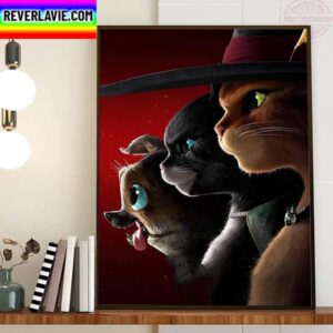 Puss In Boots The Last Wish 2022 Poster Movie Home Decor Poster Canvas