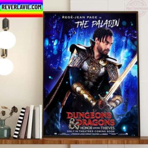 Rege Jean Page Is The Paladin In Dungeons And Dragons Honor Among Thieves Home Decor Poster Canvas