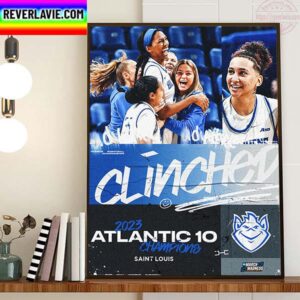 Saint Louis Womens Basketball Are 2023 Atlantic 10 Conference Champions Home Decor Poster Canvas