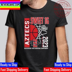 San Diego State Aztecs 2023 NCAA Mens Basketball Tournament March Madness Sweet 16 Unisex T-Shirt