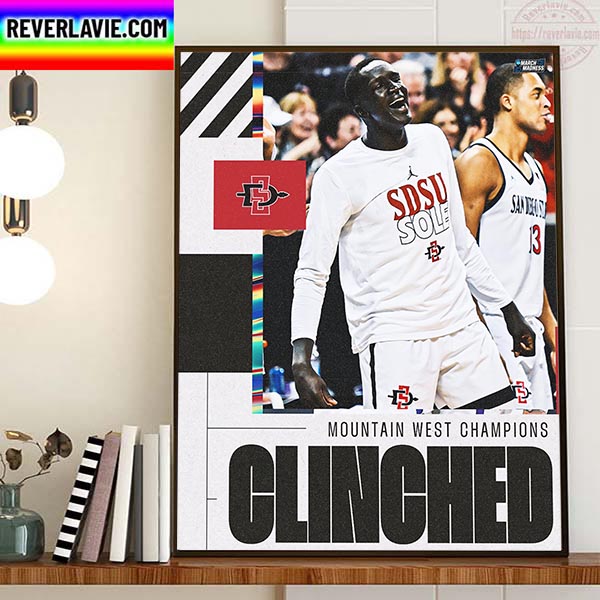 San Diego State Aztecs Mens Basketball Takes The 2023 Mountain West Conference Tournament Champions Home Decor Poster Canvas San Diego State Aztecs Mens Basketball Takes The 2023 Mountain West Conference Tournament Champions Home Decor Poster Canvas