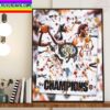 South Dakota State Womens Basketball Are Winners 2023 Summit League Basketball Championship Home Decor Poster Canvas