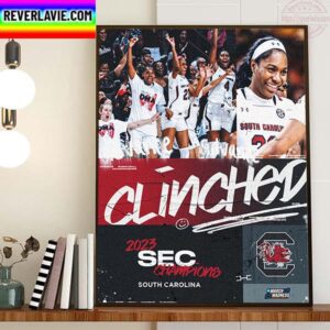 South Carolina Womens Basketball Are 2023 SEC Champions Home Decor Poster Canvas