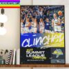 South Dakota State Womens Basketball Are 2023 Summit League Champions Home Decor Poster Canvas