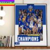 South Dakota State Womens Basketball Are Winners 2023 Summit League Basketball Championship Home Decor Poster Canvas