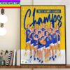 South Dakota State Womens Basketball Are Winners 2023 Summit League Basketball Championship Home Decor Poster Canvas