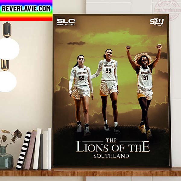 Southeastern Womens Basketball The Lions Of The Southland Home Decor Poster Canvas Southeastern Womens Basketball The Lions Of The Southland Home Decor Poster Canvas