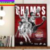 Texas Longhorns Mens Basketball Are 2023 Big 12 Champions Home Decor Poster Canvas