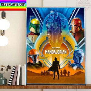 Star Wars The Mandalorian Season 3 Art Inspired New Poster Home Decor Poster Canvas