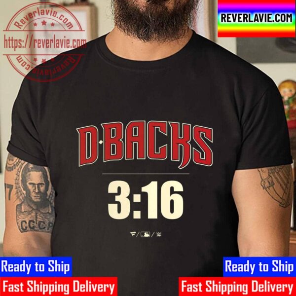 Stone Cold Steve Austin x Arizona Diamondbacks 3 16 Unisex T-Shirt