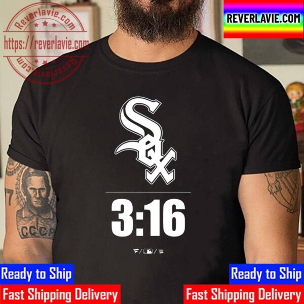 Stone Cold Steve Austin x Chicago White Sox 3 16 Unisex T-Shirt