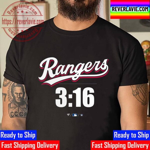 Stone Cold Steve Austin x Texas Rangers 3 16 Unisex T-Shirt