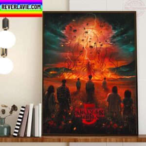 Stranger Things 5 The End Is Here Last Season 2024 Home Decor Poster Canvas