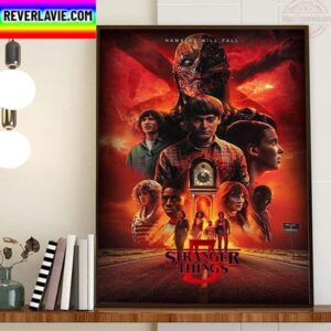 Stranger Things Season 5 Hawkins Will Fall 2024 Home Decor Poster Canvas