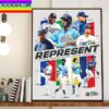 Tampa Bay Rays Represent In World Baseball Classic 2023 Home Decor Poster Canvas