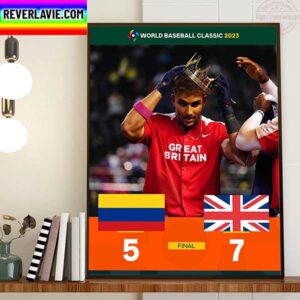 Team Great Britain Secures Its First World Baseball Classic Win Ever Home Decor Poster Canvas