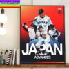 Team Japan Advances Semifinals In Every World Baseball Classic Home Decor Poster Canvas
