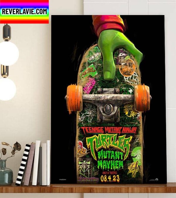 Teenage Mutant Ninja Turtles Mutant Mayhem Official Poster Home Decor Poster Canvas