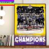 Tennessee Tech Womens Basketball Are 2023 Ohio Valley Conference Tournament Champions Home Decor Poster Canvas