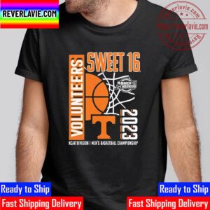 Tennessee Volunteers 2023 NCAA Mens Basketball Tournament March Madness Sweet 16 Unisex T-Shirt
