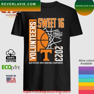 Tennessee Volunteers Sweet 16 Ncaa Division I Men’s Basketball Championship T-shirt