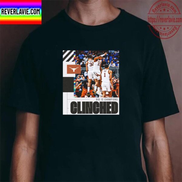Texas Longhorns Mens Basketball Are 2023 Big 12 Champions Classic T-Shirt