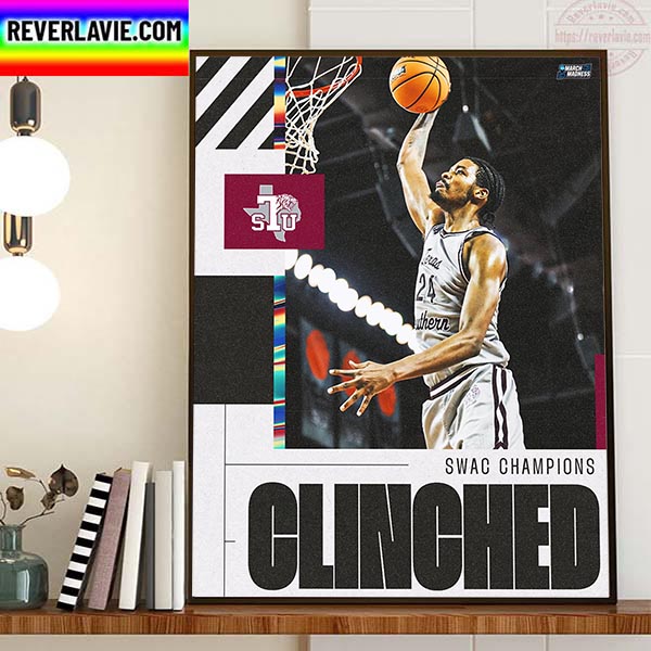 Texas Southern Tigers Mens Basketball Are 2023 SWAC Champions Home Decor Poster Canvas Texas Southern Tigers Mens Basketball Are 2023 SWAC Champions Home Decor Poster Canvas
