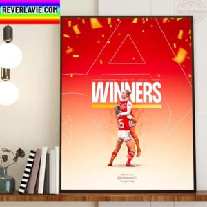 The FA Womens Continental League Cup Champions Are Arsenal Women Home Decor Poster Canvas