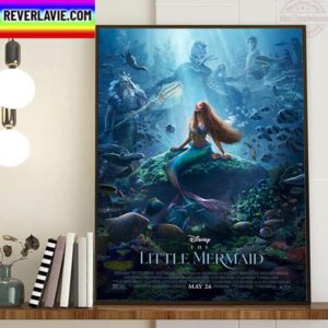 The Little Mermaid 2023 Official Poster Home Decor Poster Canvas