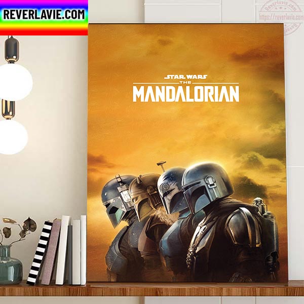 The Mandalorian Official Poster Of Star Wars Home Decor Poster Canvas The Mandalorian Official Poster Of Star Wars Home Decor Poster Canvas