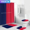 Tommy Hilfiger Logos History In Grey Background Bathroom Set