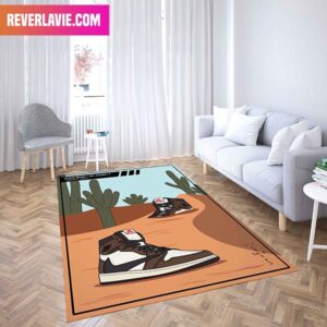 Travis Scott x Air Jordan 1 Cactus Jack Home Decor Sneaker Rug