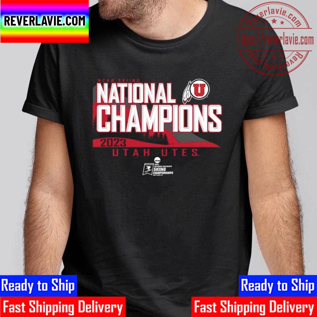 Utah Utes 2023 NCAA Skiing National Champions Unisex T-Shirt Utah Utes 2023 NCAA Skiing National Champions Unisex T-Shirt
