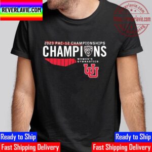 Utah Utes 2023 PAC 12 Womens Gymnastics Conference Tournament Champions Unisex T-Shirt