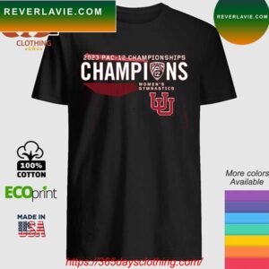 Utah Utes Blue 84 2023 PAC-12 Women’s Gymnastics Conference Tournament Champions T-shirt