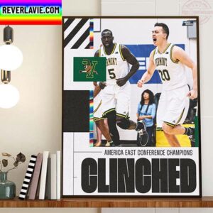 Vermont Catamounts Mens Basketball Clinched The 2023 America East Conference Tournament Champions Home Decor Poster Canvas