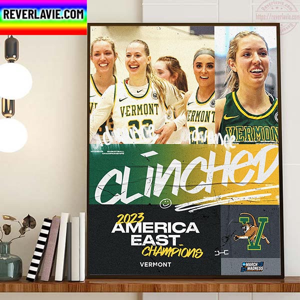 Vermont Catamounts Womens Basketball Are 2023 America East Conference Champions Home Decor Poster Canvas Vermont Catamounts Womens Basketball Are 2023 America East Conference Champions Home Decor Poster Canvas