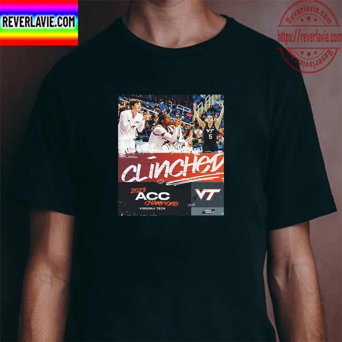 Virginia Tech Womens Basketball Are 2023 ACC Champions Unisex T-Shirt Virginia Tech Womens Basketball Are 2023 ACC Champions Unisex T-Shirt
