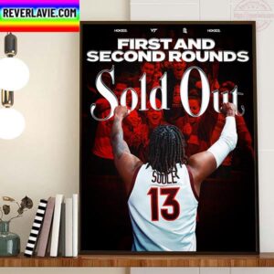 Virginia Tech Womens Basketball Are Officially Sold Out The NCAA First And Second Rounds Home Decor Poster Canvas